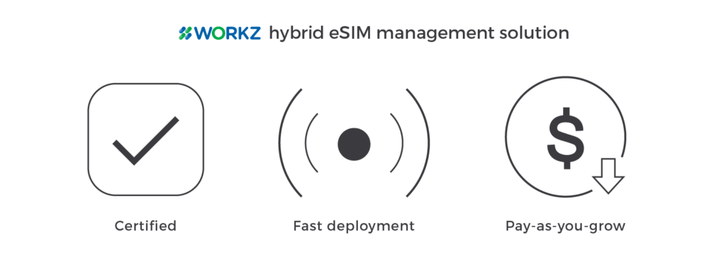 Hybrid eSIM management from Workz Group