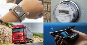 Collage of consumer and M2M eSIM devices | Workz Group