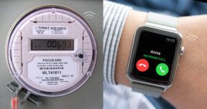 Smart home device and Apple watch with incoming call | Workz Group