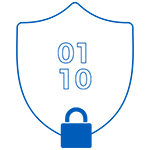 Blue security icon | Workz Group
