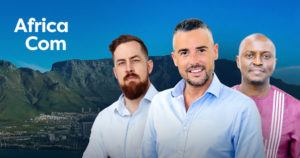 Join Armand Janse van Rensburg, Andrew Shoesmith, and Dominique Njiengoue in Cape Town at AfricaCom 2022 | Workz