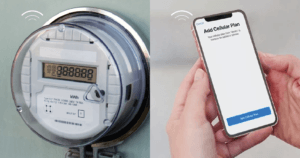 Smart metre and mobile phone both managed via eSIM cloud