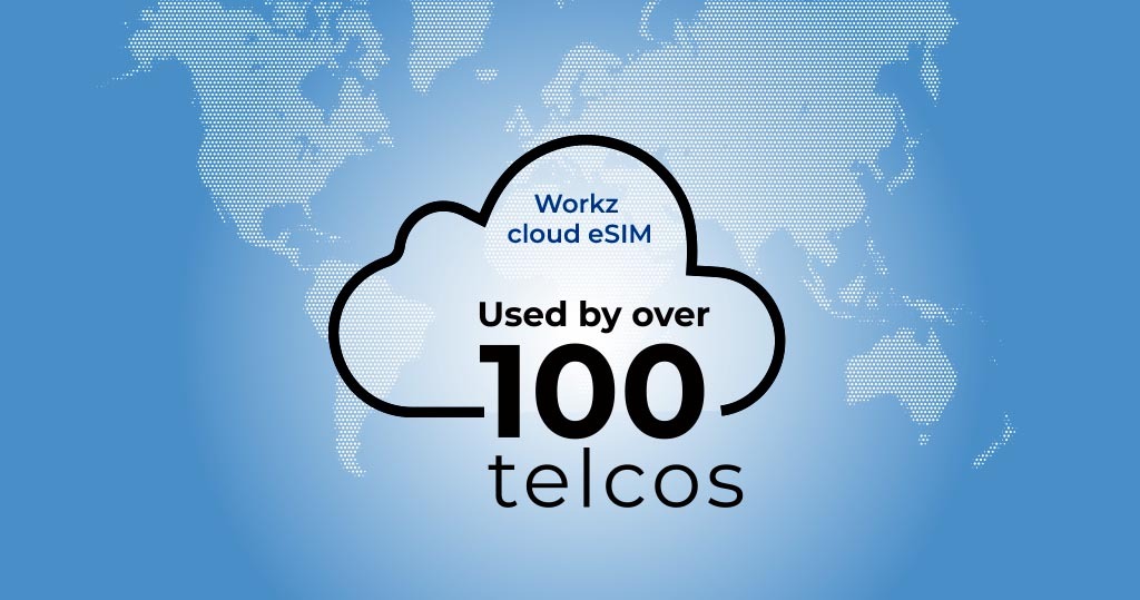 A cloud used by over 100 telcos is superimposed over a map of the world | Workz